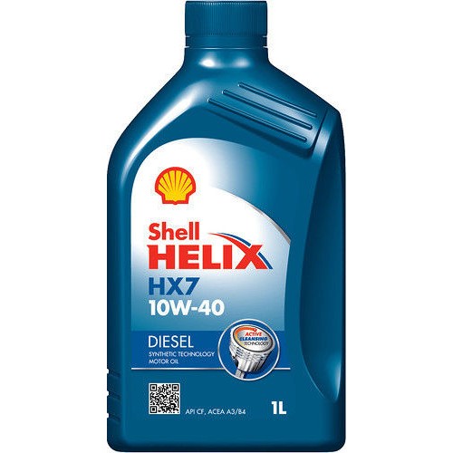 Shell Helix Diesel HX7 10W-40 Масло моторное дизельное полусинтетика 1л