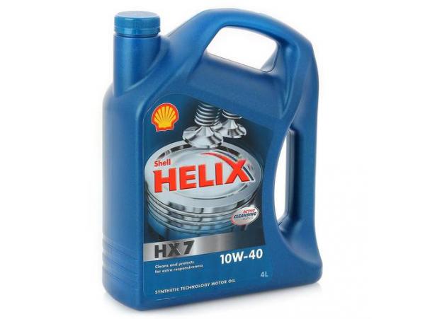 Shell Helix HX7 10W-40  Масло моторное полусинтетика  4л