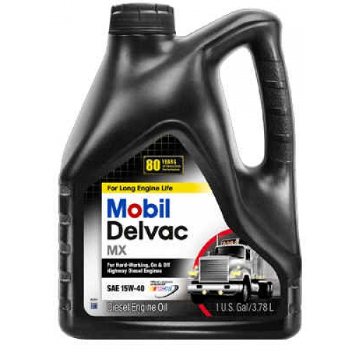 Mobil Delvac MX 15W-40  Масло моторное дизельное минеральное   4л