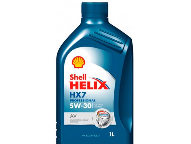 Shell Helix HX7  5W-30  Масло моторное полусинтетика  1л