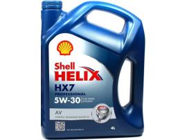 Shell Helix HX7  5W-30  Масло моторное полусинтетика  4л