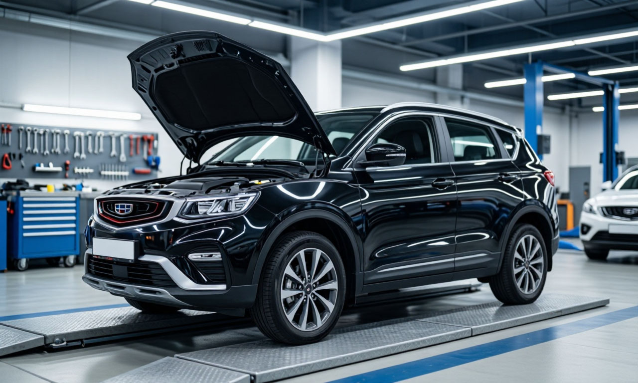 Обслуживание Geely Monjaro: регламент, материалы, гарантия